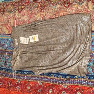Calvin Klein Tank Top Silver and Gold Small